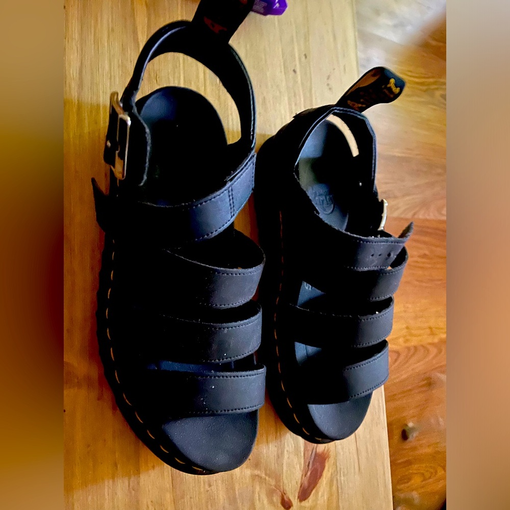 Dr. Martens Black Sandals